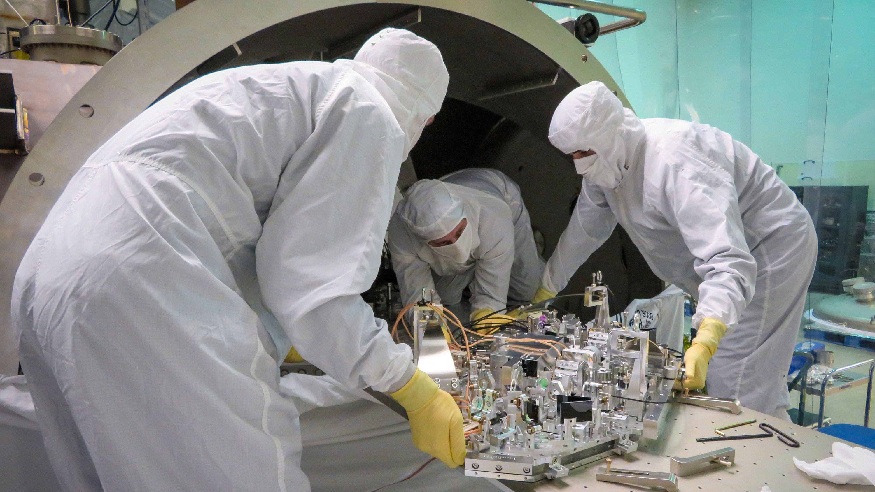 Researchers install a new quantum squeezing device into one of LIGO’s gravitational wave detectors.